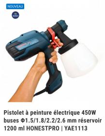 Pistolet peinture électrique 